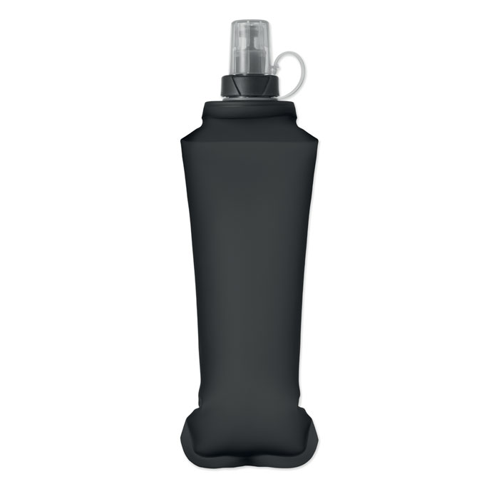 Borraccia pieghevole in TPU con valvola di morso — gadget promozionale personalizzabile con il tuo logo