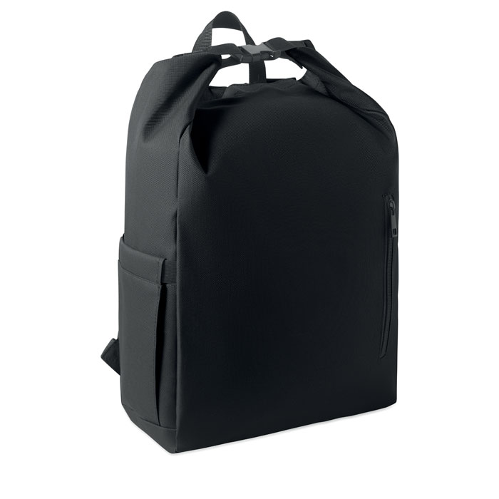 Zaino per laptop 15'' rolltop — gadget promozionale personalizzabile con il tuo logo