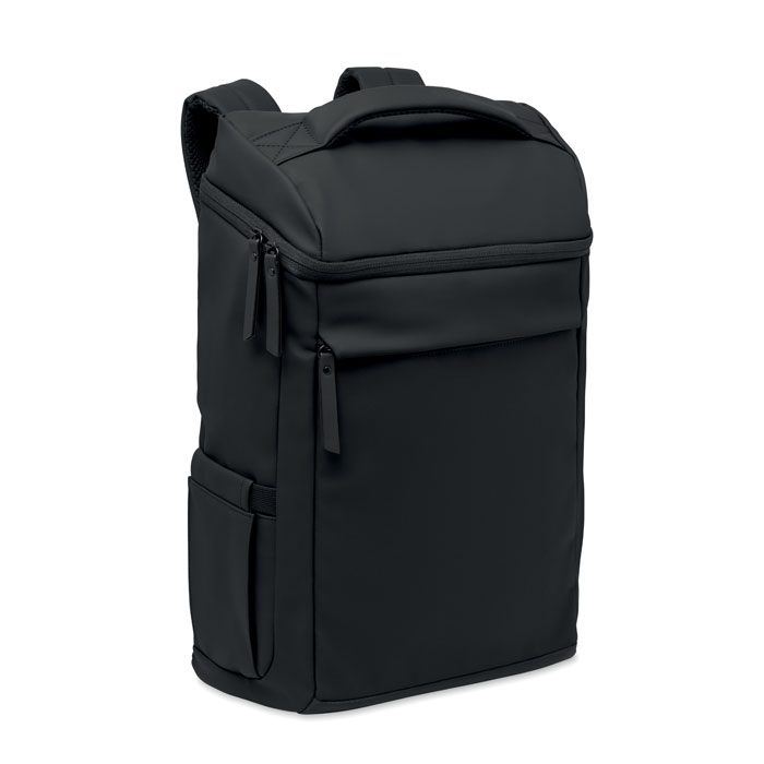 Zaino per laptop 15" in PU — gadget promozionale personalizzabile con il tuo logo
