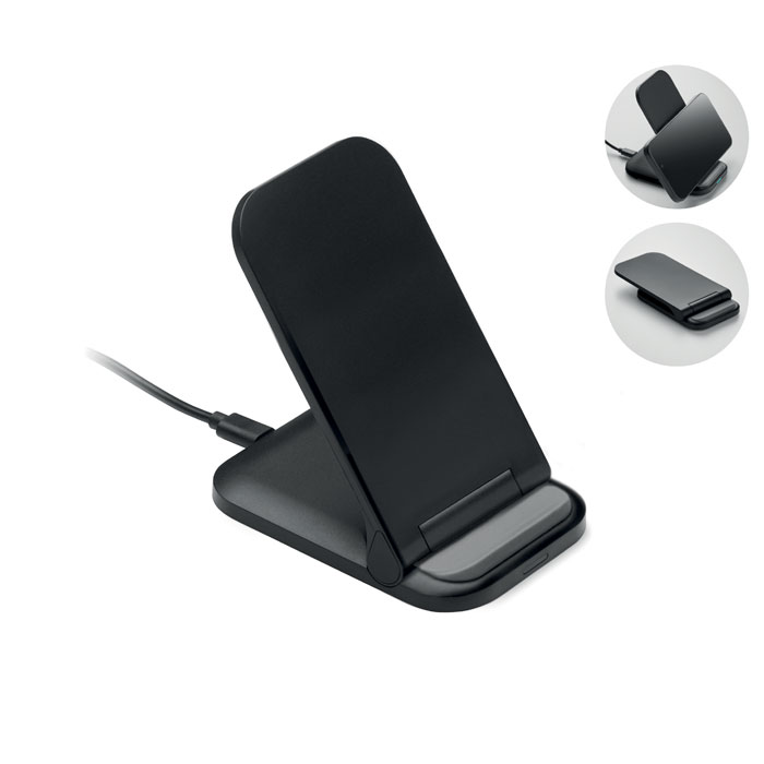 Caricabatterie wireless — gadget promozionale personalizzabile con il tuo logo