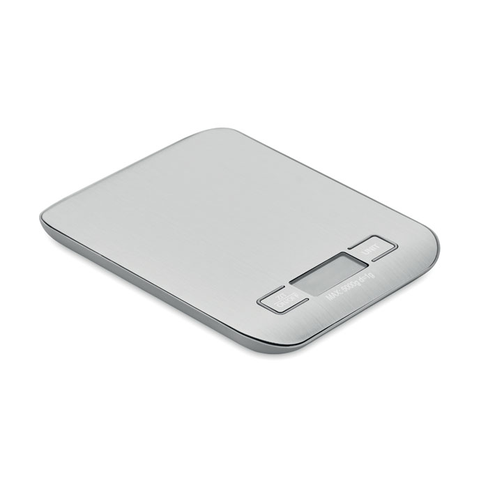 Bilancia digitale da 5 kg — gadget promozionale personalizzabile con il tuo logo
