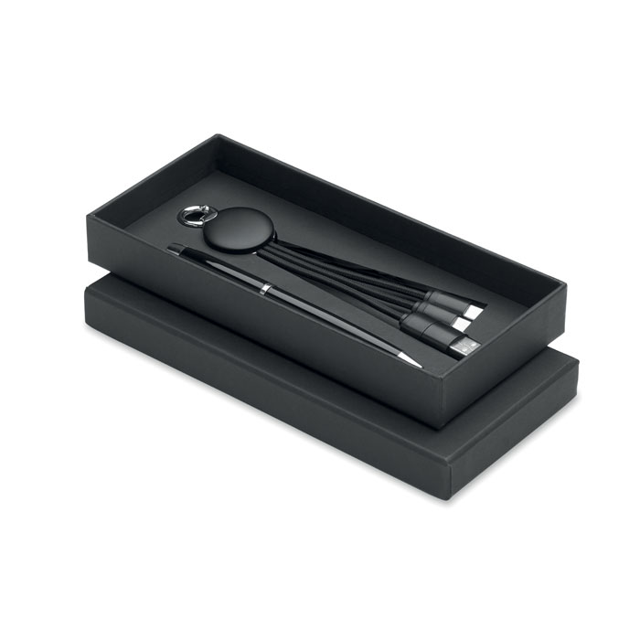 Set regalo da 2 pz in scatola — gadget promozionale personalizzabile con il tuo logo