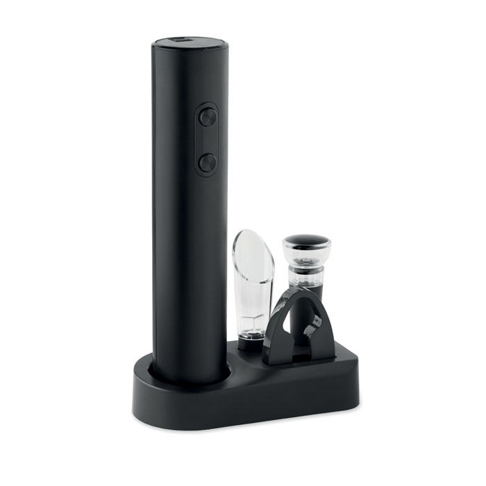 Set apribottiglie elettrico in ABS — gadget promozionale personalizzabile con il tuo logo