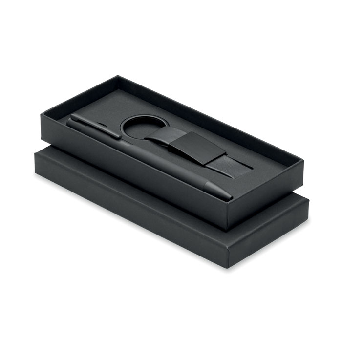Penna e portachiavi in PU — gadget promozionale personalizzabile con il tuo logo