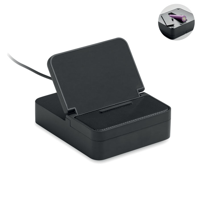 Speaker e caricatore 15W — gadget promozionale personalizzabile con il tuo logo