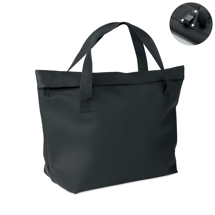 Shopper bicicletta in PU 10L — gadget promozionale personalizzabile con il tuo logo
