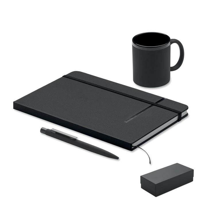 Set regalo da 3 pz in scatola — gadget promozionale personalizzabile con il tuo logo