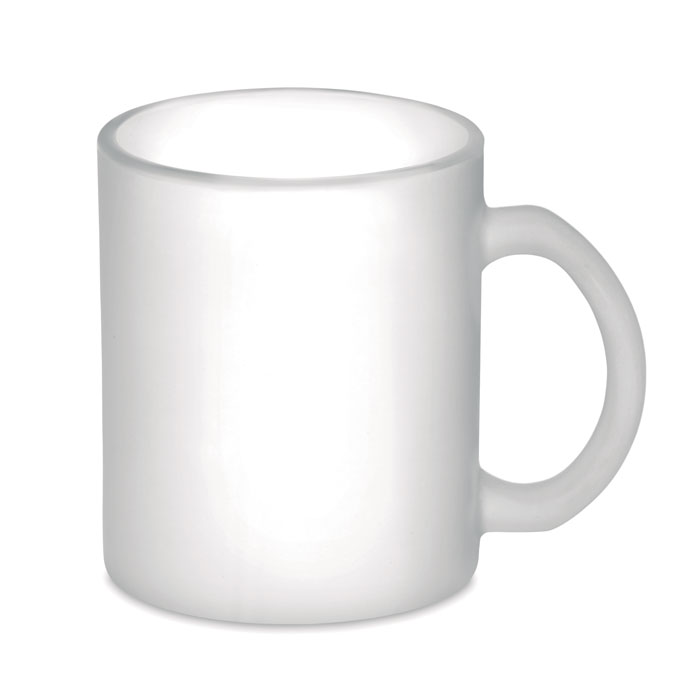 Tazza sublimatica in vetro — gadget promozionale personalizzabile con il tuo logo