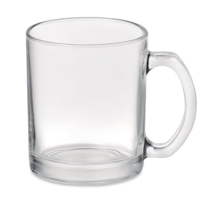Tazza sublimatica in vetro — gadget promozionale personalizzabile con il tuo logo