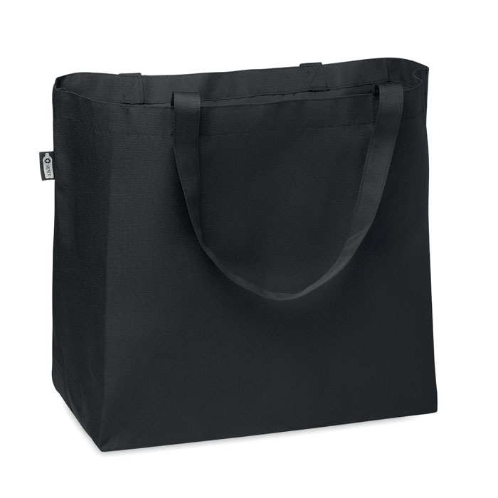 Ampia shopper in RPET — gadget promozionale personalizzabile con il tuo logo