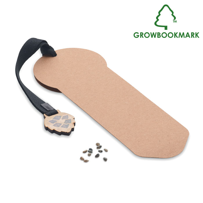 Segnalibro in legno di pino — gadget promozionale personalizzabile con il tuo logo