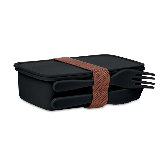 Portapranzo con posate — gadget promozionale personalizzabile con il tuo logo