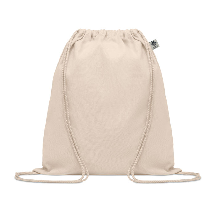Borsa in cotone organico con couli — gadget promozionale personalizzabile con il tuo logo