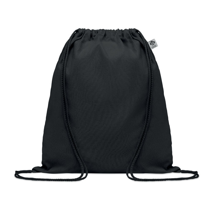 Borsa con coulisse in cotone organ — gadget promozionale personalizzabile con il tuo logo