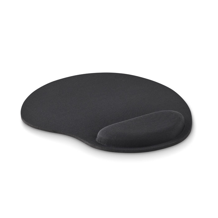 Tappetino mouse ergonomico in EVA con supporto per il polso — gadget promozionale personalizzabile con il tuo logo