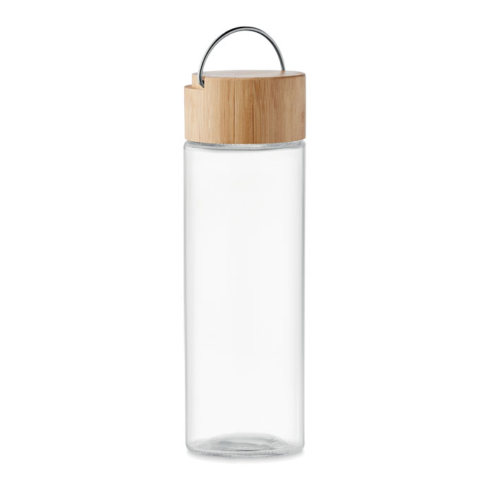 Bottiglia in vetro 500ml — gadget promozionale personalizzabile con il tuo logo