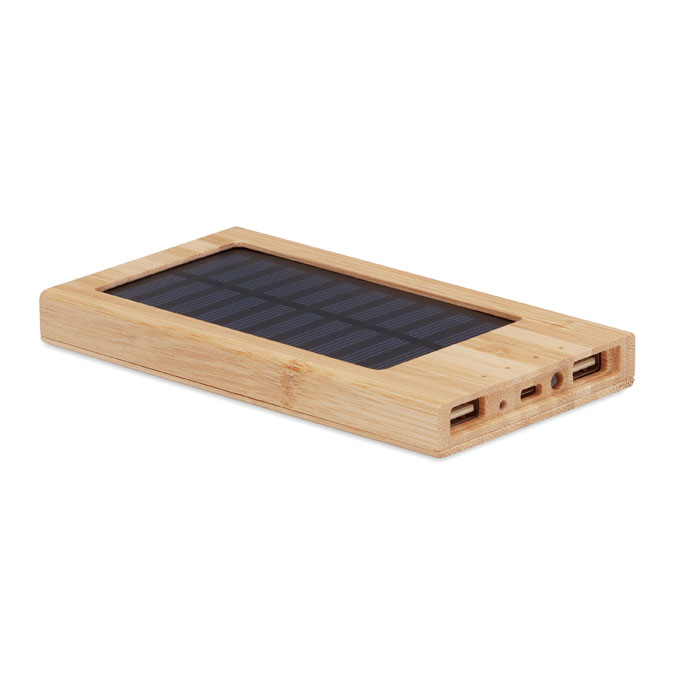 Power bank solare 4000 mAh — Tecnologia personalizzabile con il tuo logo