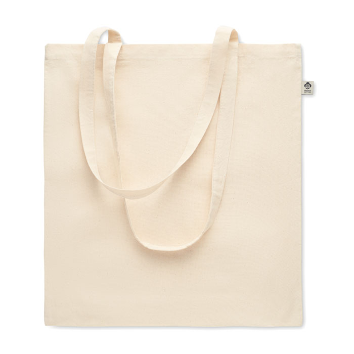 Shopper in cotone biologico con manici lunghi — gadget promozionale personalizzabile con il tuo logo