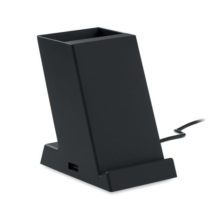 Caricabatterie wireless 15W — gadget promozionale personalizzabile con il tuo logo
