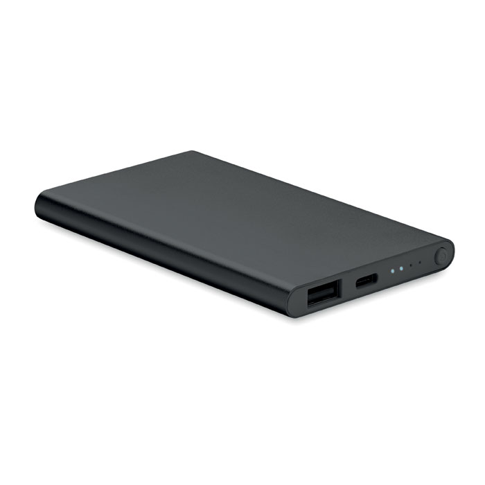 Powerbank da 4000mAh tipo C — gadget promozionale personalizzabile con il tuo logo