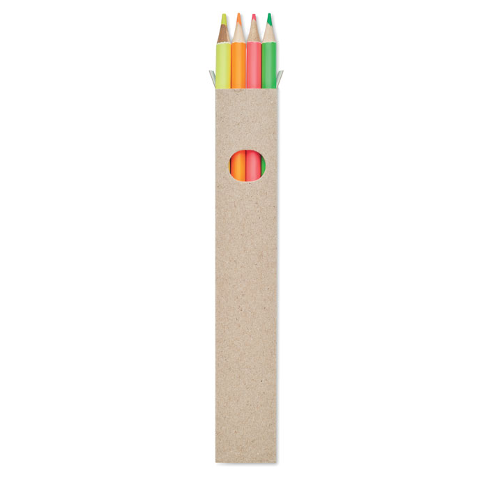 Set 4 matite — gadget promozionale personalizzabile con il tuo logo