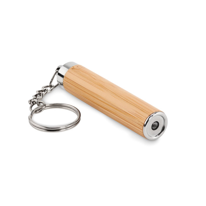 Mini torcia con portachiavi — gadget promozionale personalizzabile con il tuo logo