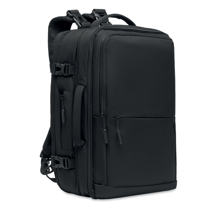 Zaino 600D RPET — gadget promozionale personalizzabile con il tuo logo