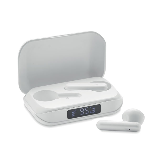 Auricolari TWS in ABS — gadget promozionale personalizzabile con il tuo logo