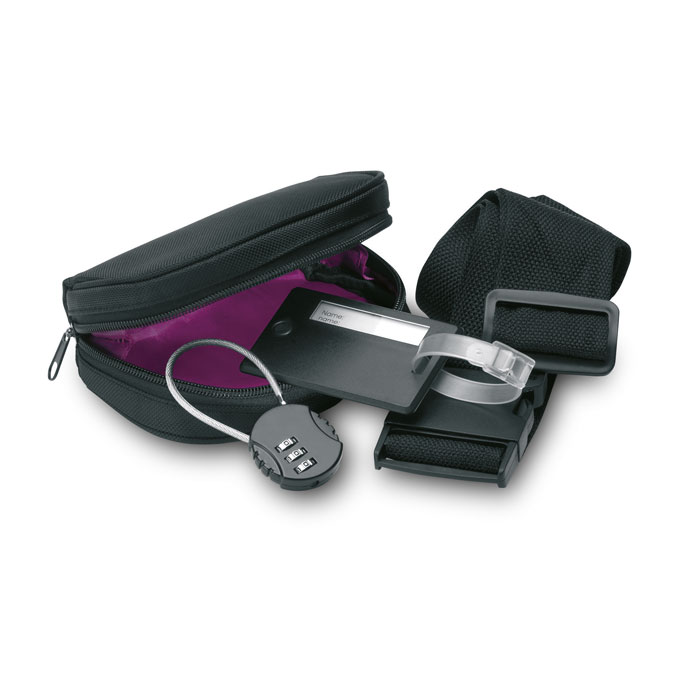 Set da viaggio 3 pezzi — gadget promozionale personalizzabile con il tuo logo