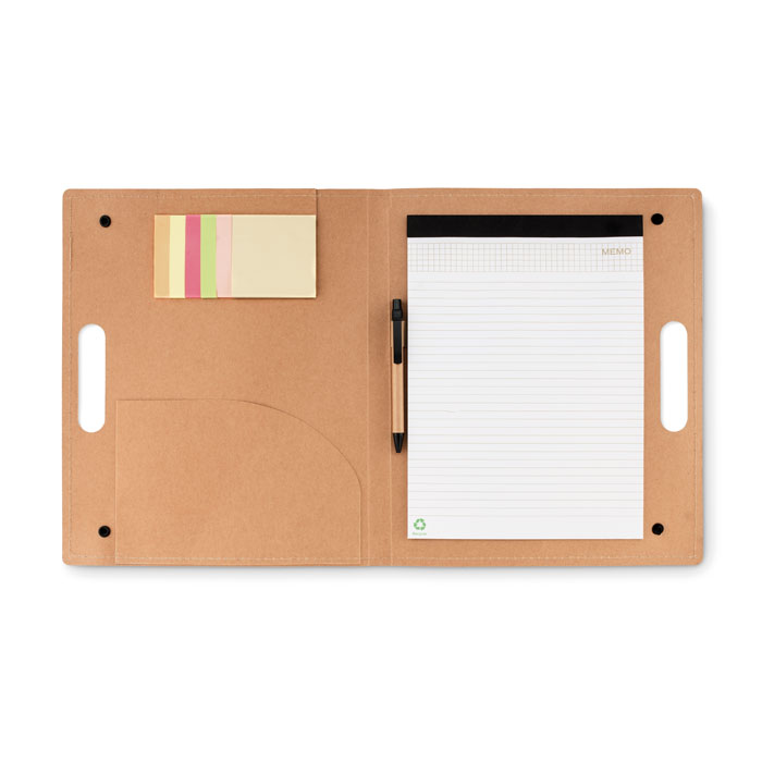 Porta blocnotes in cartone — Ufficio e scrittura personalizzabile con il tuo logo