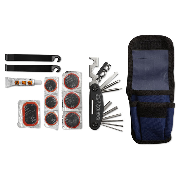 Kit per bicicletta — gadget promozionale personalizzabile con il tuo logo