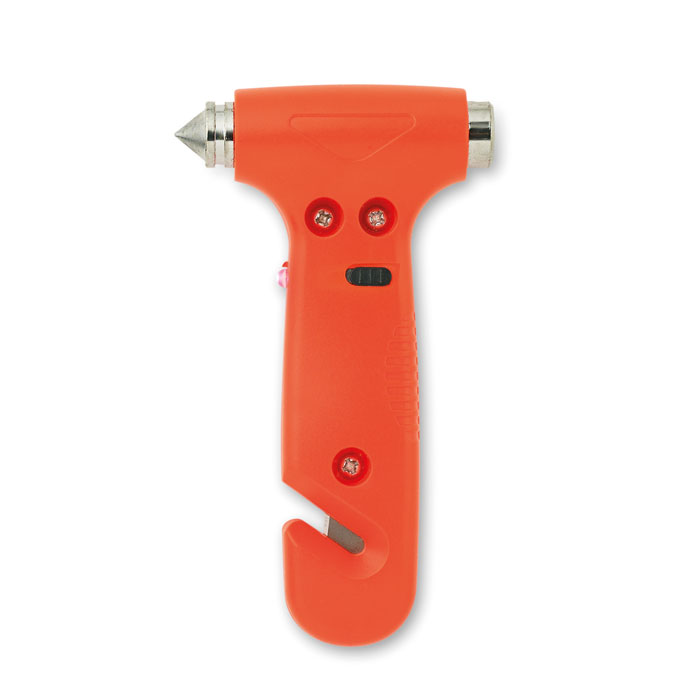 Martello emergenze 3 in 1 — gadget promozionale personalizzabile con il tuo logo