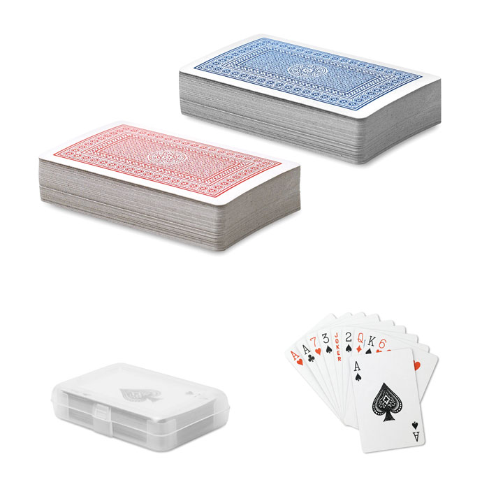 Carte da gioco in box in PP — Bambini e giochi personalizzabile con il tuo logo