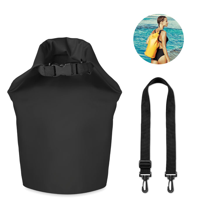 Borsa waterproof in PVC — gadget promozionale personalizzabile con il tuo logo
