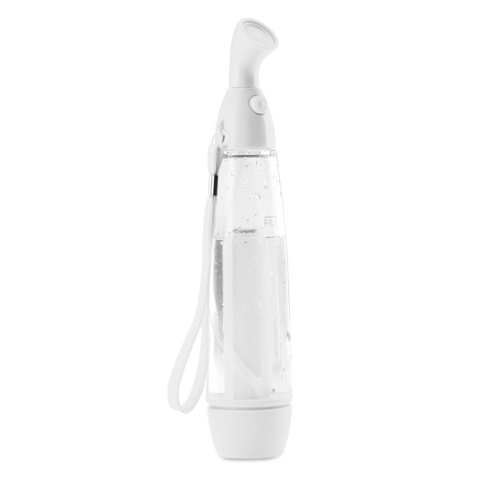 Spray per acqua con cordoncino — gadget promozionale personalizzabile con il tuo logo