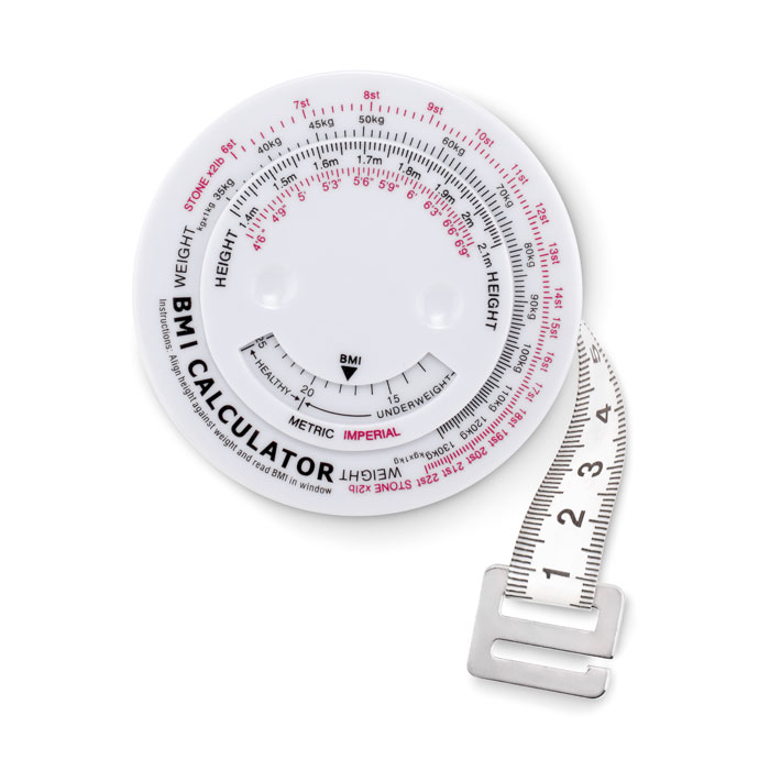 Misuratore BMI — gadget promozionale personalizzabile con il tuo logo