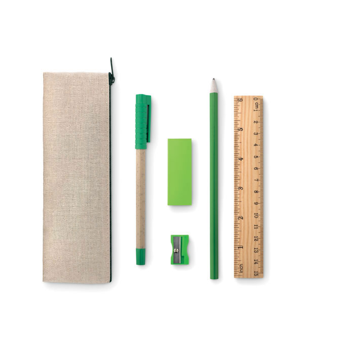 Set scrittura 6 pezzi — gadget promozionale personalizzabile con il tuo logo