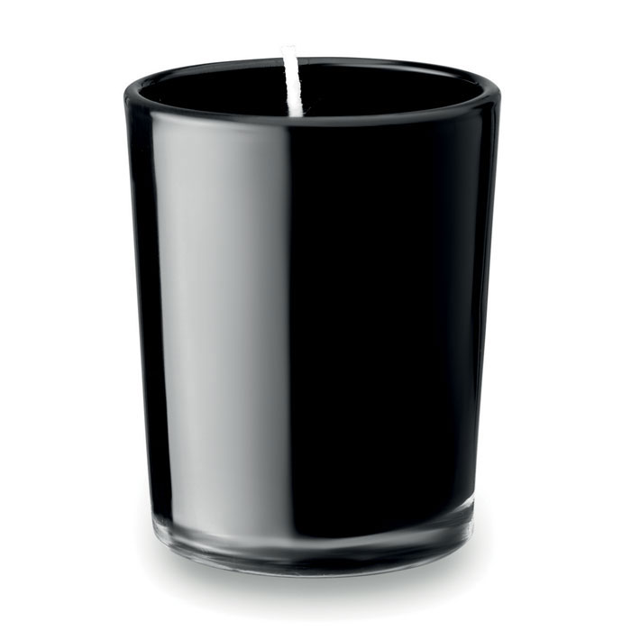 Candela in vetro — gadget promozionale personalizzabile con il tuo logo