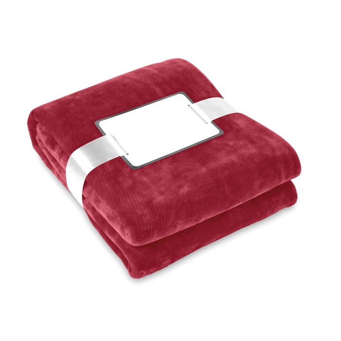Coperta in pile — gadget promozionale personalizzabile con il tuo logo