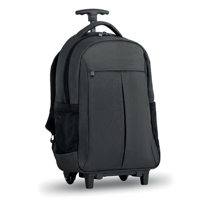 Zaino trolley bicolore in poliestere 360D — gadget promozionale personalizzabile con il tuo logo