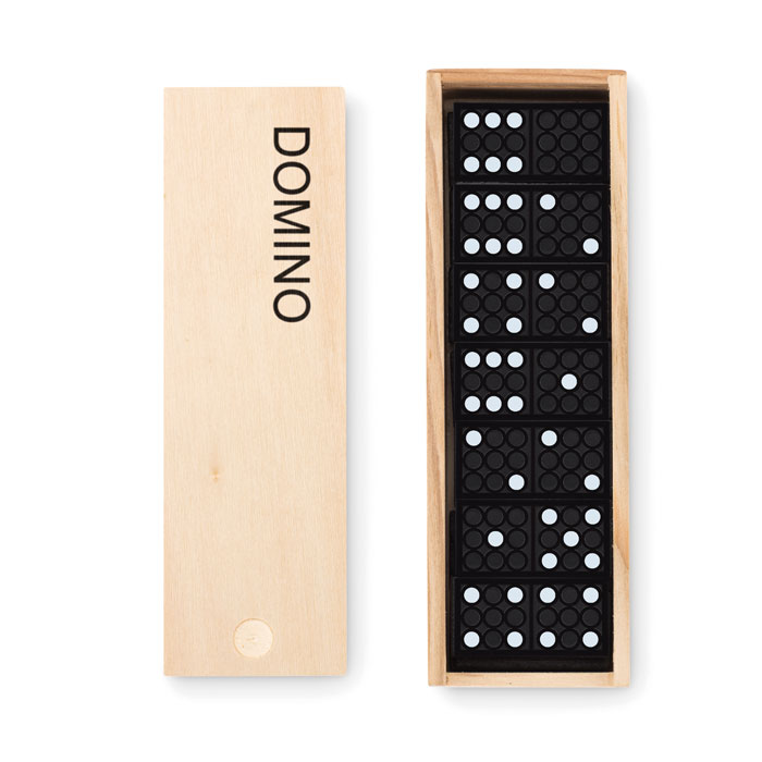 Domino — gadget promozionale personalizzabile con il tuo logo