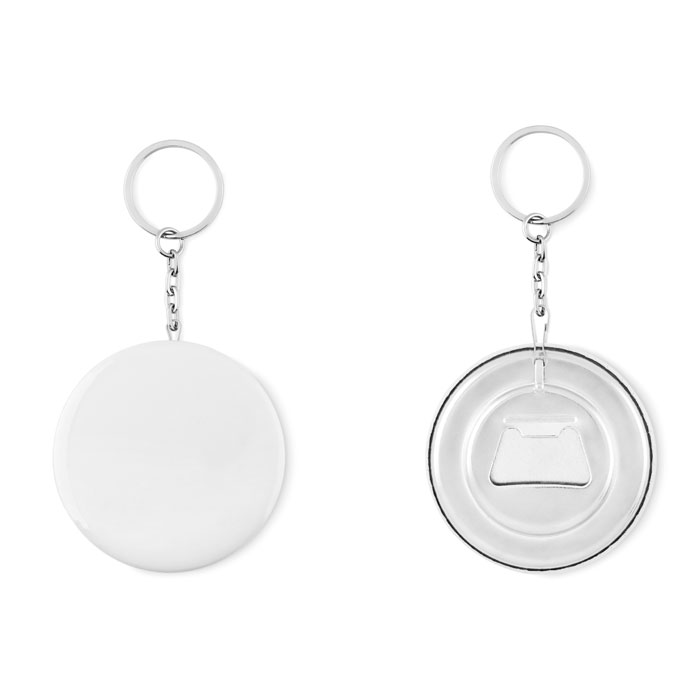 Portachiavi con apribottiglie — gadget promozionale personalizzabile con il tuo logo