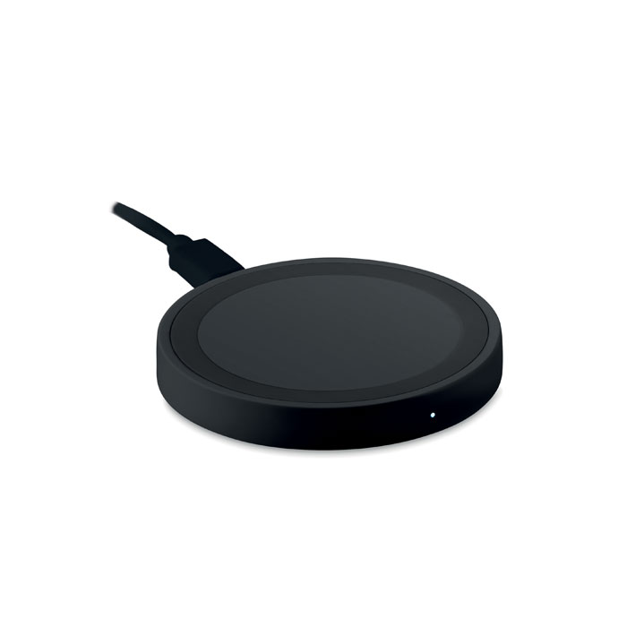 Caricatore wireless tondo — gadget promozionale personalizzabile con il tuo logo