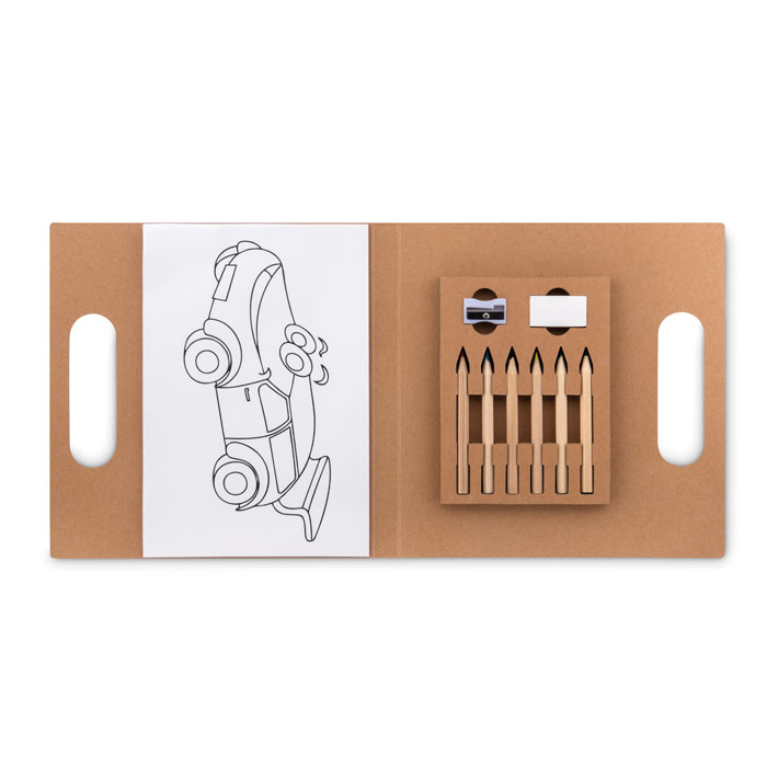 Set per colorare — gadget promozionale personalizzabile con il tuo logo