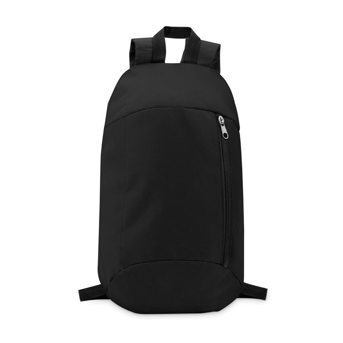 Zaino con tasca frontale — gadget promozionale personalizzabile con il tuo logo