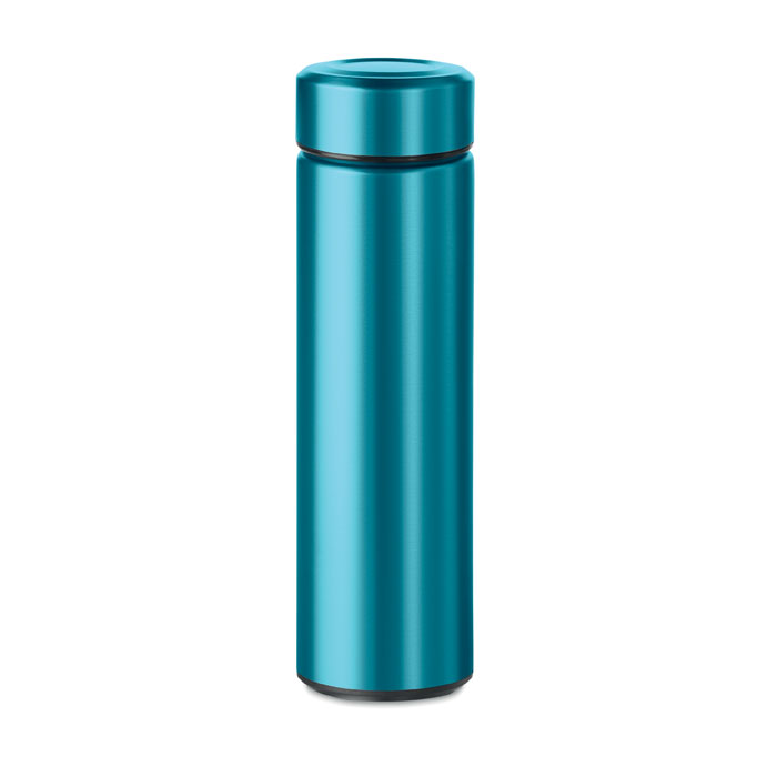 Thermos isolante in acciaio inossidabile a doppio strato con infusore aggiuntivo per il tè — gadget promozionale personalizzabile con il tuo logo