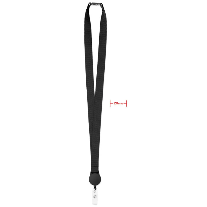 Lanyard con badge estraibile — gadget promozionale personalizzabile con il tuo logo