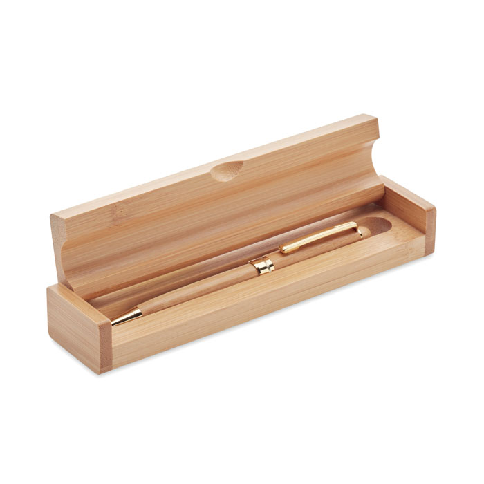 Penna a sfera in box — gadget promozionale personalizzabile con il tuo logo
