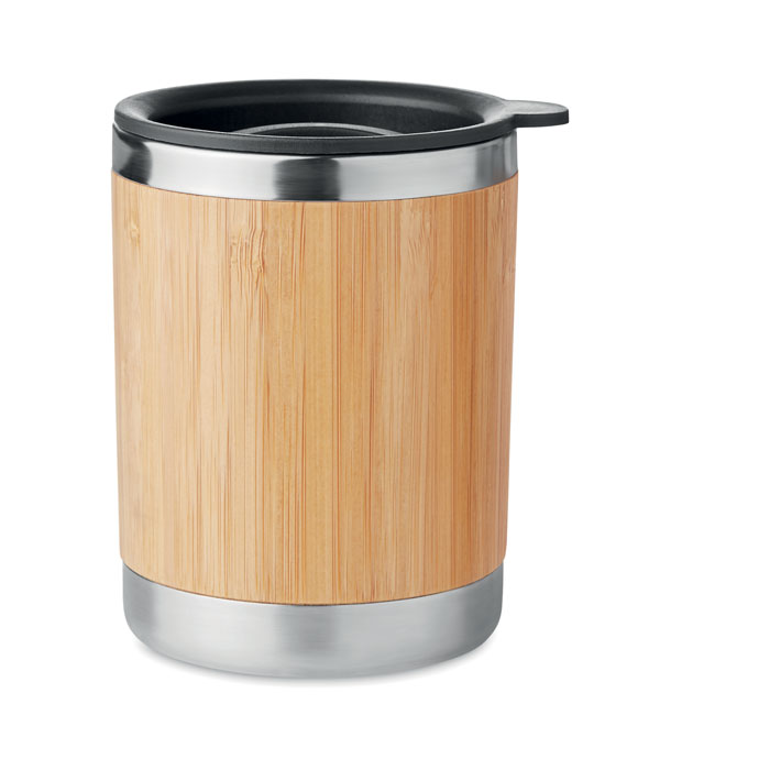 Tazza in bamboo 250ml — gadget promozionale personalizzabile con il tuo logo