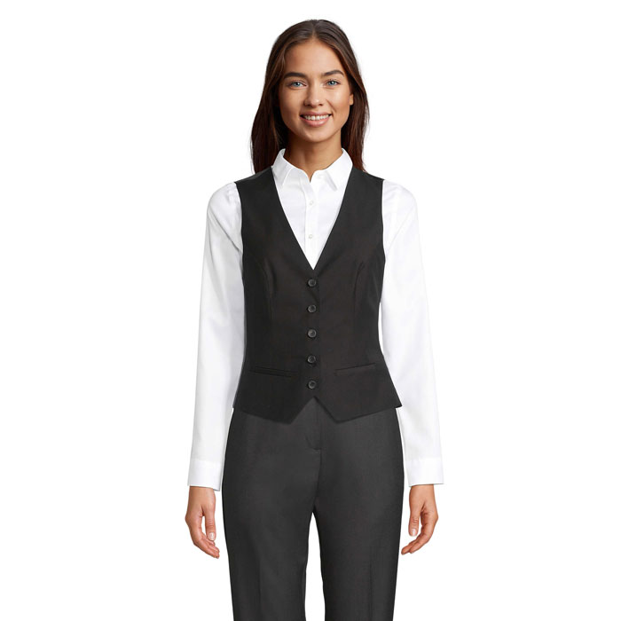 MAX WOMEN WAISTCOAT — gadget promozionale personalizzabile con il tuo logo